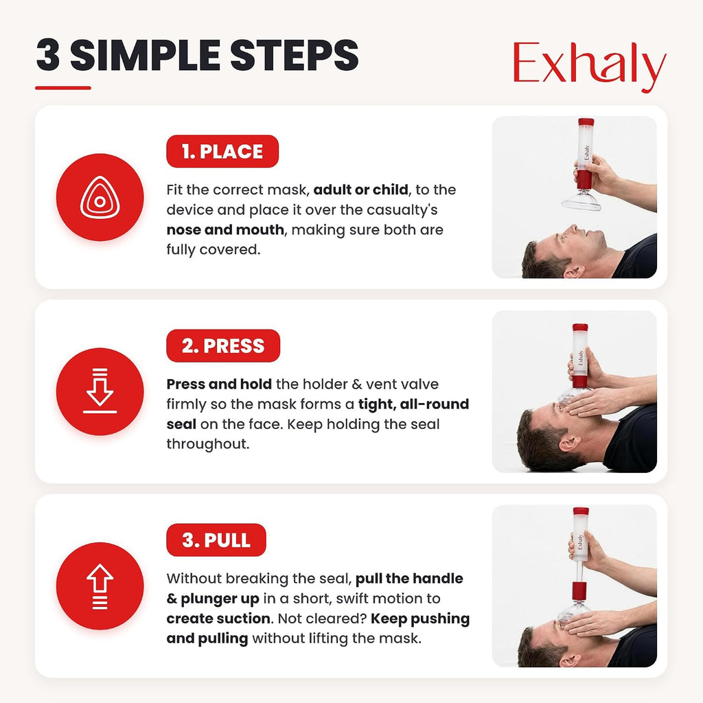 UKCA Marked, Exhaly Anti-Choking Rescue Device
