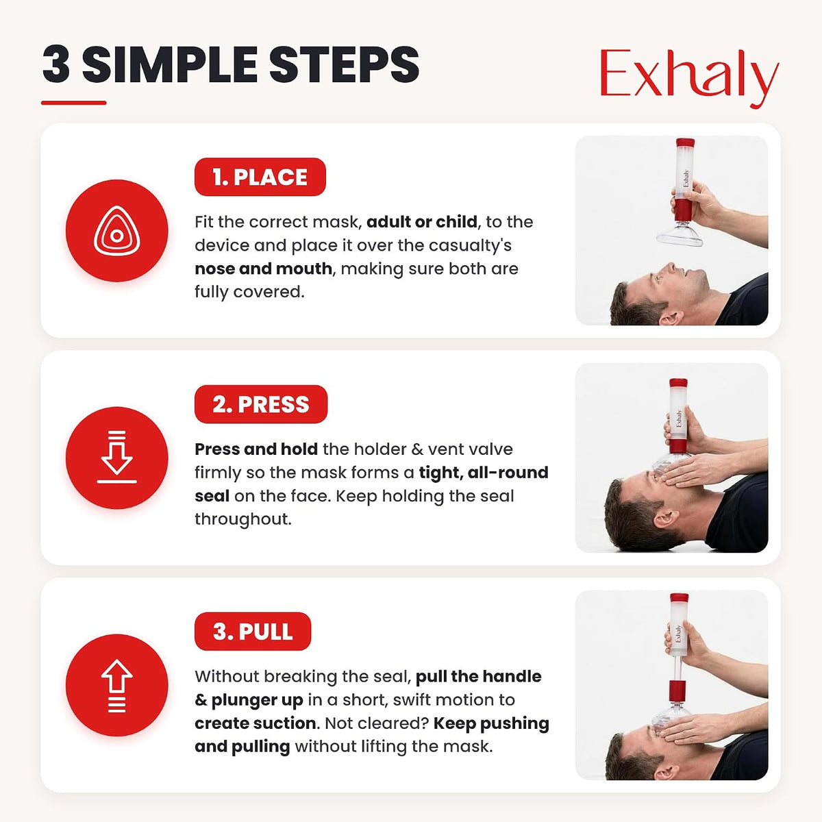 UKCA Marked, Exhaly Anti-Choking Rescue Device