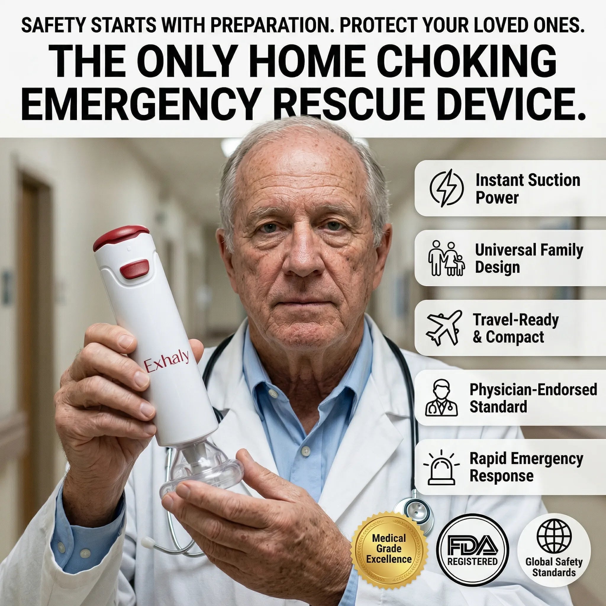 Exhaly Automatic Anti-Choking Rescue Device